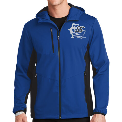 Lakeshore Figure Skating Embroidered Active Hooded Soft Shell Jacket Thumbnail
