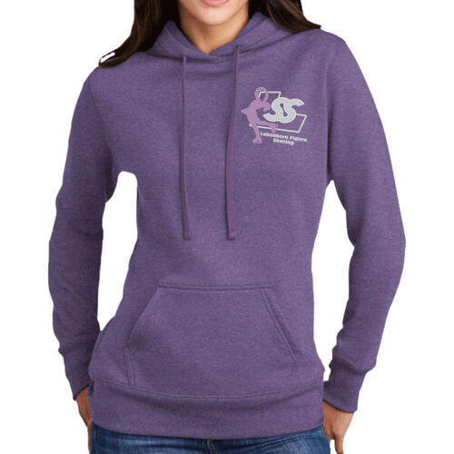 Lakeshore Figure Skating Ladies Fleece Pullover Hoodie Thumbnail
