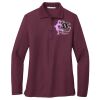 Ladies Silk Touch Long Sleeve Polo Thumbnail